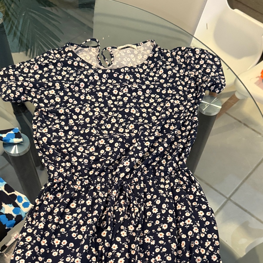 Navy Floral Women's Jumpsuit